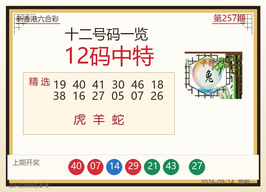 12码中特